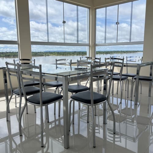 Imagem da vista do hotel brilhante itacarambi.